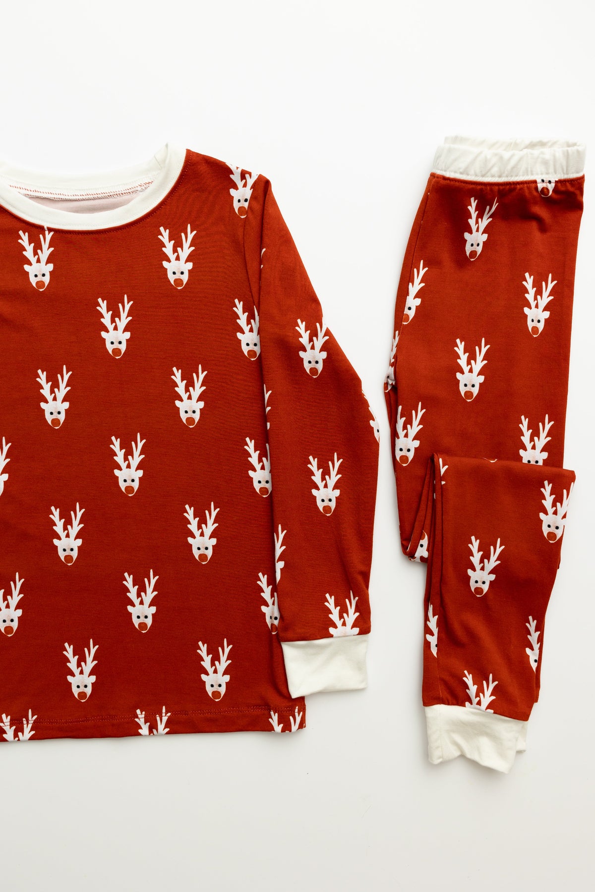 Reindeer Friends-AK Dreamers Bamboo zipper PJ’s RTS