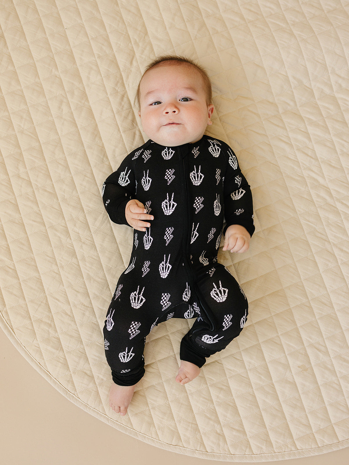 Bamboo Zip Romper | Skelly Vibes