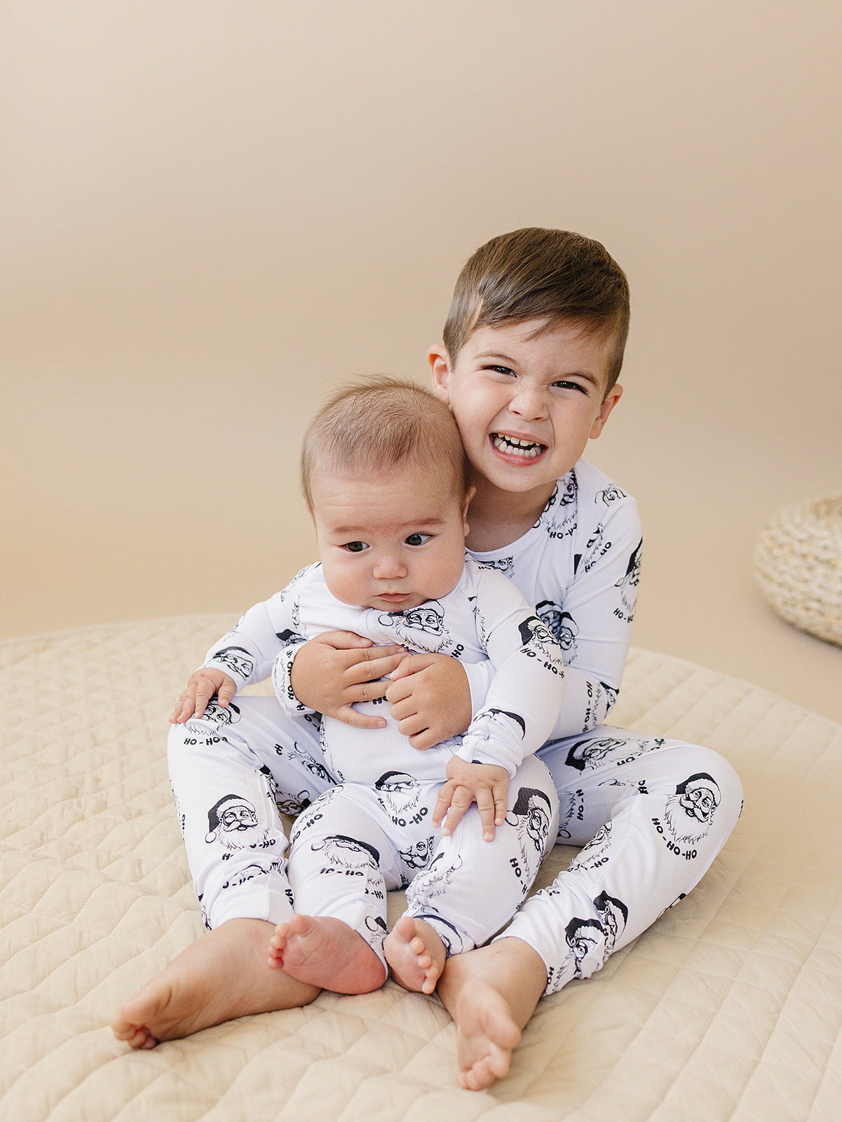 Bamboo Zip Romper | Cool Santa